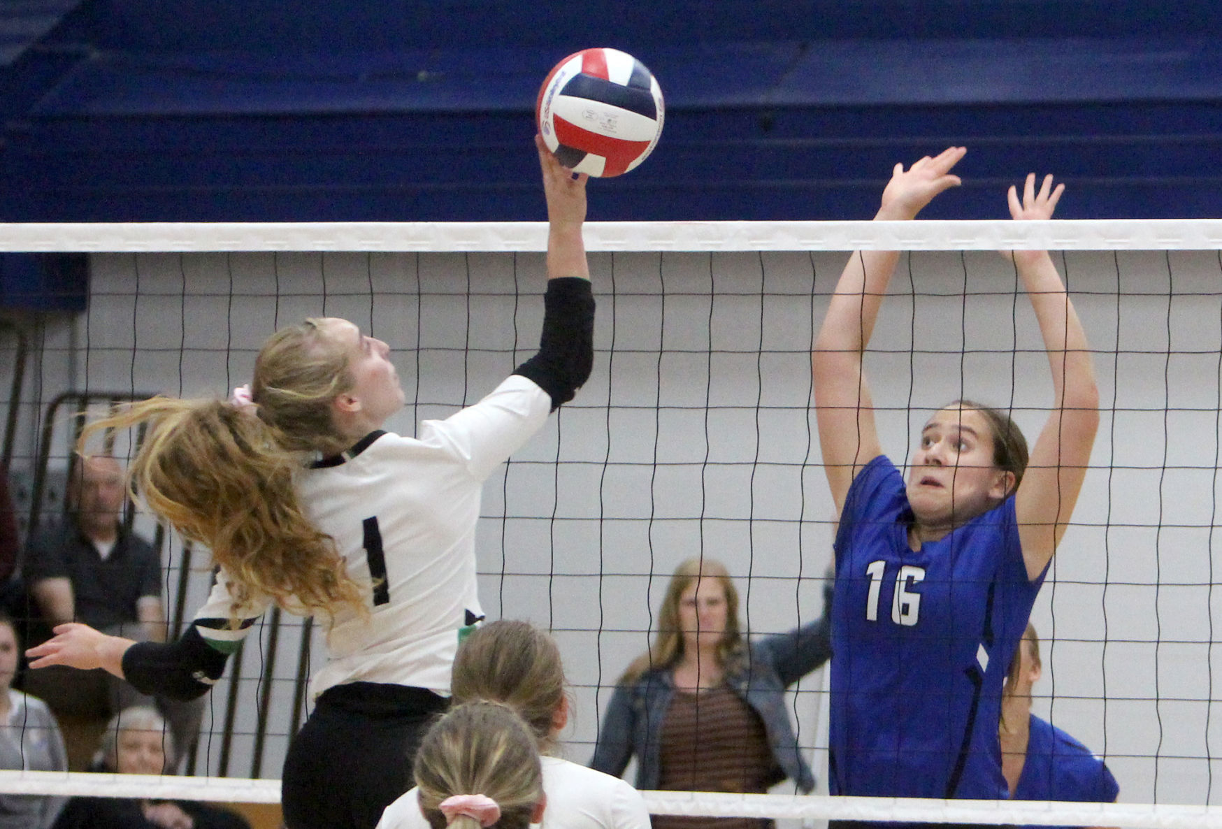 Eau Claire Regis at McDonell volleyball 9-12-19